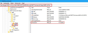 .net verzió ellenőrzés